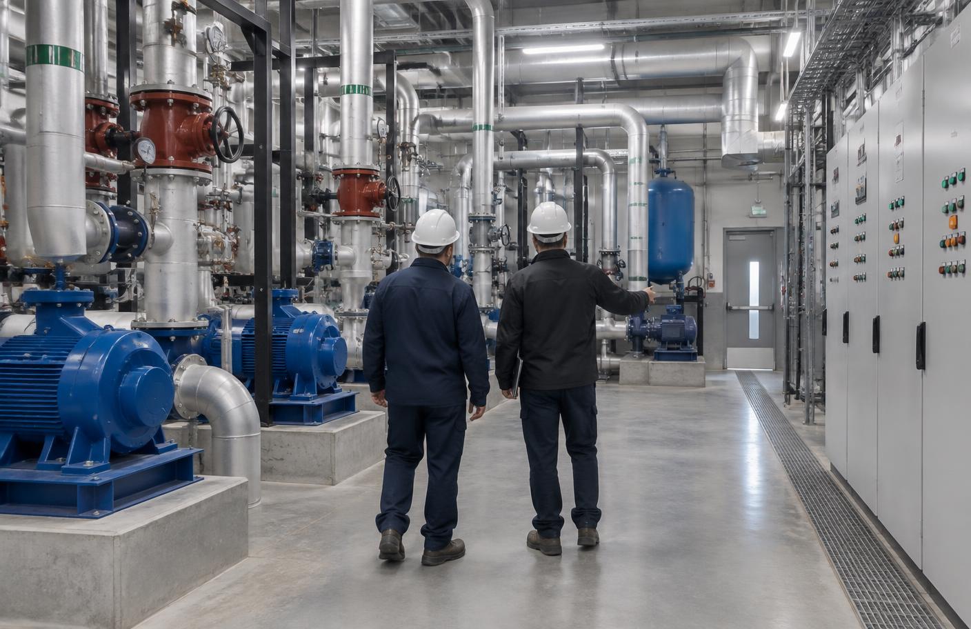 Instalación técnica industrial sometida a mantenimiento